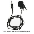 thumbnail image 4 of Shisuyan 2Pcs 3.5mm Wired Lavalier Lapel Microphone Condenser Microphone Recording Mic, 4 of 8