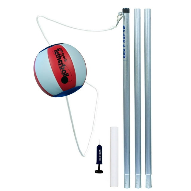Park & Sun Sports Portable Arrière-Cour Classique Tetherball Jeu avec Accessoires