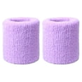 thumbnail image 2 of Manunclaims 1 Pair Unisex Colorful Sports Wristbands Cotton Sweatband Wristbands Wrist Sweatbands Wrist Sweat Bands for Tennis,Sport,Basketball,Gymnastics,Golf,Running, 2 of 7
