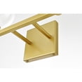 thumbnail image 3 of Living District Foster 2-Light Iron & Glass Bath Sconce in Brass/Clear, 3 of 7