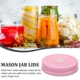10 pcs Round Lids Replacement Tinplate Lids Mason Jar Sealing Lids with