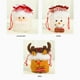 thumbnail image 2 of Monstrate 3 bolsas de dulces de Navidad, bolsas de manzana, lindo muñeco de nieve, Papá Noel, ciervo, bolsas de regalo para festivales y decoraciones. Kits de decoración para fiestas ciervo Monstrate HA045212-02, 2 of 6