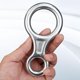 thumbnail image 3 of Equipo de Montañismo Kuymtek Con Anillo Descendente para Escalada Figura 8 Plateado 2 Uds., 3 of 9