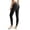 Z-Black96, variant on Womens Athletic Leggings High Waist Ankle Length Tight Solid Color Seamless Yoga Pants Ladies Slim-Leg Workout Fitness Bottoms