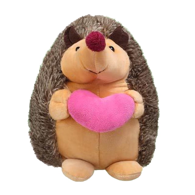 Peluche grande de erizo, ideal como regalo para niños en San Valentín o cumpleaños.