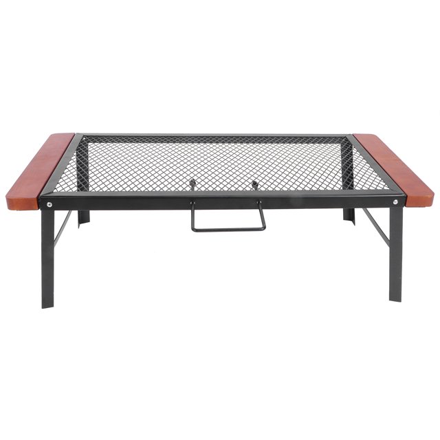 Portable Grill Table, Lightweight Foldable Grill Table Anti-Scalding Portable Wear-Resistant For Camping Picnic Barbecue For Home Kitchen Garden