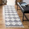 thumbnail image 2 of SAFAVIEH Marrakesh Jenny Geometric Diamonds Polyester Area Rug, Ivory/Multi, 8' x 10', 2 of 8