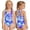 Blue, variant on LRen Girls Summer Swimsuits 1 Piece Sets Swimsuit Girls Size 14 Girl Swimsuit Rash Guard for Quick Dry Summer Beach Outfit Cute Fashion Toddler Swimwear