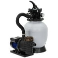 thumbnail image 3 of Outop Energy Efficient 12" Sand Filter Pump System 6-Way Valve for Above Ground Swimming Pools, 3 of 9