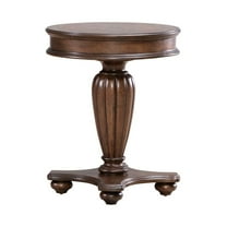Liberty Furniture Allington Round End Table for Living Room - Satin Sienna