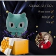 thumbnail image 2 of Peluche Chat Carrée Jouet en Peluche Chat, 2 of 2