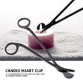 thumbnail image 2 of Black Patterned Stainless Steel Candle Wick Trimmer - Rust-Resistant Plated Essential Candle Tool for Safe, Easy Wick Cutting, Durable Long-Lasting Accessory for Daily Candle Care, 2 of 6