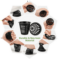 thumbnail image 6 of 240 Pack 2 Inch Net Cups Slotted Mesh Wide Lip Filter Plant Net Pot Bucket Basket for Hydroponics, 6 of 8