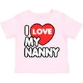 thumbnail image 3 of Inktastic I Love My Nanny Boys or Girls Toddler T-Shirt, 3 of 5