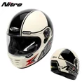 thumbnail image 3 of Casco de motocicleta NITRO de forforUK, casco integral retro para hombre y mujer, casco de locomotora Ha Bluetooth Cruise Ray con certificación 3C, 3 of 5