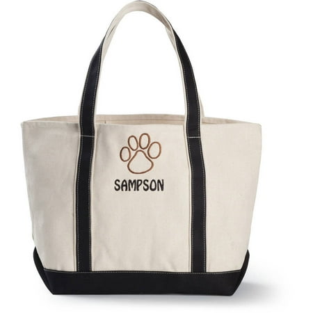 The Dog&#39;s Stuff Personalized Black Tote Bag - 0