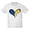 Ash Gray, variant on CafePress - Love Ukraine Heart T Shirt - Light T-Shirt Kids XS-XL