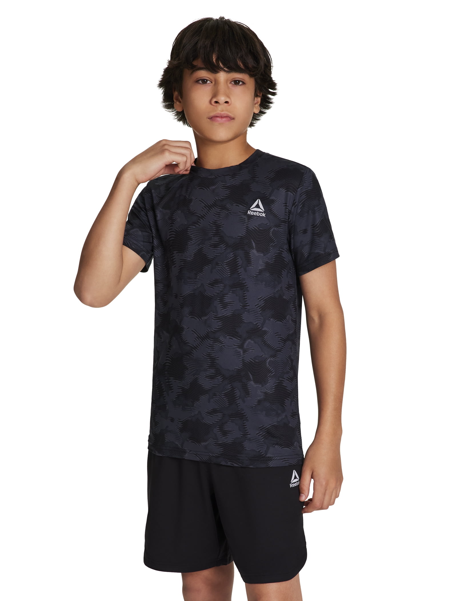 Reebok Boy's Legacy Athletic Core Short Sleeve T-Shirt, Sizes 4-18