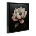 thumbnail image 3 of Stupell Industries Vintage Lotus Flower Black Framed Floater Canvas Wall Art design by LSR Creative Studio, 25 x 25, 3 of 9