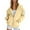 Beige, variant on Basic Zip Up Hoodies for Women 2025 Long Sleeve Plain Slim Fit Hooded Sweatshirt with Pockets Jacket Coat