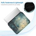 thumbnail image 2 of FORMRS 15-15.6 inch Laptop Sleeve Case Soft Carrying Quilted Computer Bag Cover, Night Forest Scene, 2 of 7