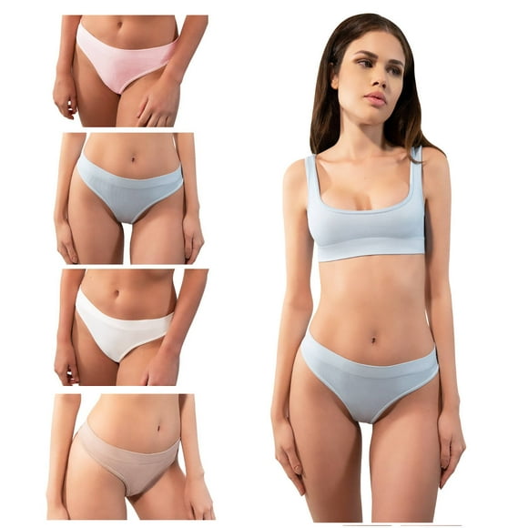 Kit 4 tangas colores básicos I Love Shape M 1023 T G I LOVE SHAPE 1023