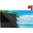 thumbnail image 4 of Beautiful Beach Magnetic Mailbox Cover MailWraps Garden Yard Home Decor for Outside Standard Size-18"x 20.8", 4 of 5