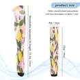 thumbnail image 3 of Iauyy Highly Elastic Women's Trouser Knee High Socks 93% Nylon Breathable and Durable Perfect for Outings, Parties, Home, The Best Gifts for Women Decorated with White Flowers, 3 of 7