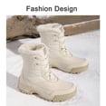 thumbnail image 6 of Cyiecw Women's Snow Boots Winter Waterproof Lightweight Warm Mid-Calf Comfortable Hiking Boots for Women, 6 of 8