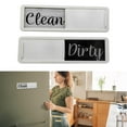 thumbnail image 3 of GEKUPEM Dishwasher Magnet Indicator Sign Magnetic Indicator Clean DIY Kitchen Dirty J2F8, 3 of 5