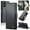 Black, variant on ETFAST Leather Phone Case Wallet With Card Holder Zipper For Realme 10 Pro Plus High Quality Leather Phone Case
