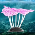 thumbnail image 5 of Simulación artificial de silicona hermoso acuario coral pecera decoración ornamento paisaje púrpura, 5 of 5