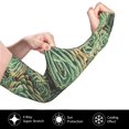 thumbnail image 3 of Bingfone Farmers Gardening Sleeves Sun Protection Arm Cooling Sleeves For Women Men With Thumb Hole - Succulents, 3 of 8