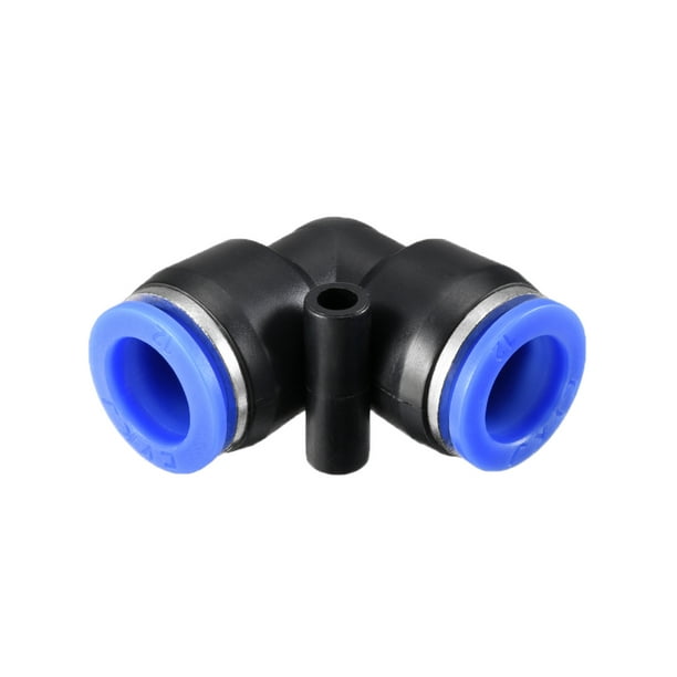 10Pcs Push to Connect Fittings Tube Elbow Connect 12mm or 15/32 od Push  Fit Fittings Tube Fittings Push Lock Blue 