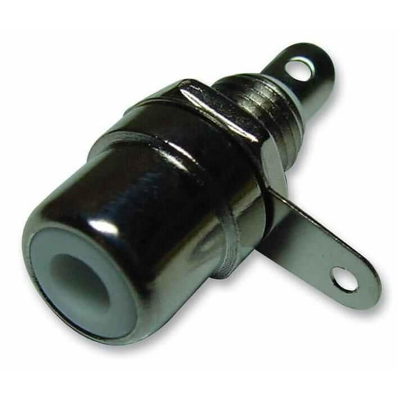 PRO SIGNAL - Socket, Phono, Chassis, White, 10 Pack