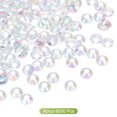 thumbnail image 3 of Uxcell 6000 Pcs Clear Resin Flatback Rhinestone SS16 4mm Resin Rhinestones for Crafts DIY Design, 3 of 4