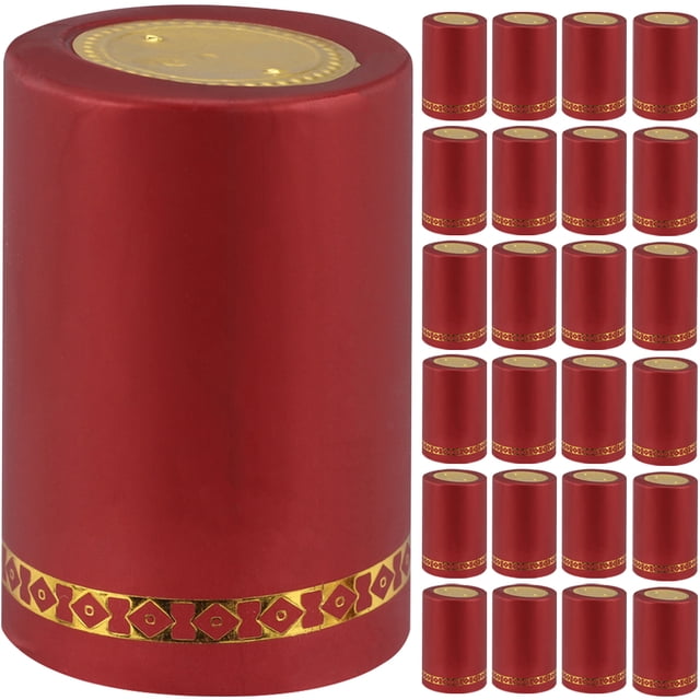 50 Pcs Bouchons Rétractables pour Bouteilles de Vin Films Rétractables à la Chaleur pour Bouteilles de Vin
