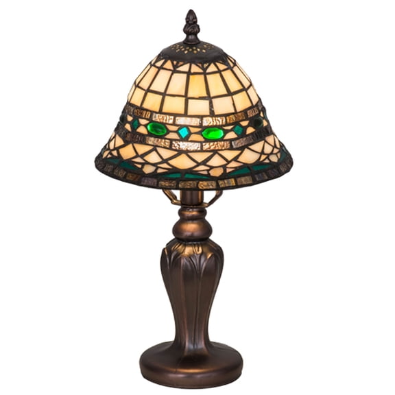 15"H Tiffany Roman Mini Lamp