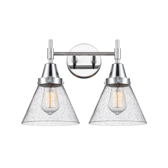 Innovations 447-2W-PC-G44-LED Caden 2 Light 17 inch Bath Vanity Light, Polished Chrome