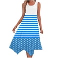 thumbnail image 1 of Ladies Summer Tops Impreso sin Mangas Cuello Redondo Vestido Casual para el Uso Diario Y Casual, 1 of 5