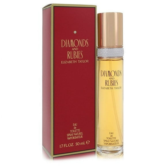 DIAMONDS & RUBIES by Elizabeth Taylor Eau De Toilette Spray 1.7 oz for Women Pack of 2