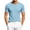 Sky Blue, variant on HAOTAGS Men’s Athletic T-Shirt Breathable Mesh Short Sleeve Running Shirts Moisture-Wicking Lightweight, with Pocket Crew Neck Tops Black Size L