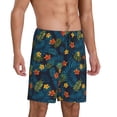 thumbnail image 2 of Fotbe Hawaiian Style Pantalones Cortos de Pijama para Hombre, Ropa de Dormir, Pantalones de Pijama Cortos para Hombre-Medium, 2 of 6
