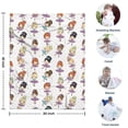 thumbnail image 4 of Ballet Dancer Princess Pattern Blanket,Comfortable Soft Flannel Throw Blanket,All Season,Warm Lightweight Blankets for Sofa Bed Couch Living Room Chair,30"x40", 4 of 4