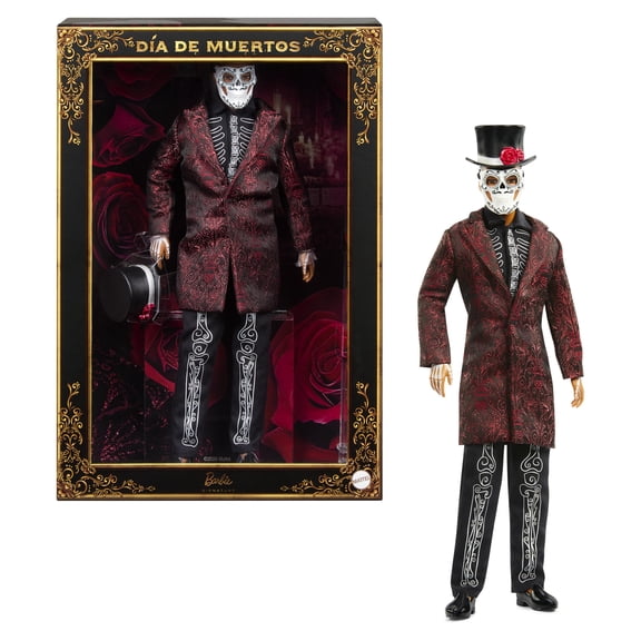 Muñeca de Colección Mattel Barbie Ken Dia de Muertos