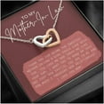 thumbnail image 2 of To My Mother In Law Necklace From Daughter With Message Card To Mom Birthday Wedding Mother'S Day Christmas Mother Of The Bride Groom Gift, Necklaces with Meaningful Messages Card Inside, 2 of 6