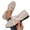Beige, variant on Willtoo Women's Mesh Ballet Flats Buckle Strap Comfortable Ballerina Shoes Ladies Fishnet Slip-on Casual Dress Mary Jane Flats