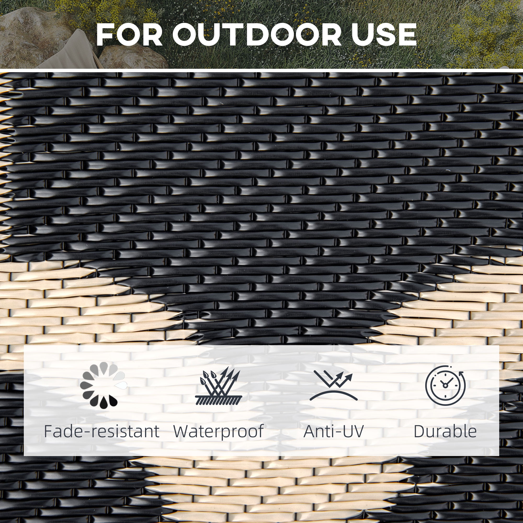 RVGUARD RV Outdoor Rugs, Reversible Patio Mat 9 x 18 Feet, Waterproof –  rvguard