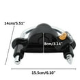 thumbnail image 3 of Trailer Coupler Hitch Lock Trailer Parts Universal Tow Ball Safe Security Anti-Theft Lock Trailer Accessories ,Weatherproof Double Locking Hitch Pin, 3 of 6