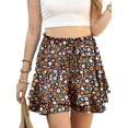 thumbnail image 2 of Cueply Womens Shorts Flowy Mini Tennis Skirt Ruffle Tiered Skorts Running Workout Sports Shorts, 2 of 6